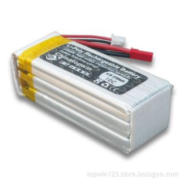 New LI-POLYMER Battery 2200mAh 11.1V 10C